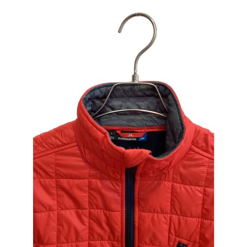 J. LINDEBERG (ジェイリンドバーグ) ナイロンジャケット ゴルフウェア(トップス) 074-56020 メンズ SIZE S ネイビー×レッド