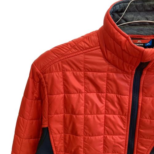 J. LINDEBERG (ジェイリンドバーグ) ナイロンジャケット ゴルフウェア(トップス) 074-56020 メンズ SIZE S ネイビー×レッド