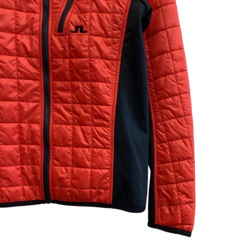 J. LINDEBERG (ジェイリンドバーグ) ナイロンジャケット ゴルフウェア(トップス) 074-56020 メンズ SIZE S ネイビー×レッド