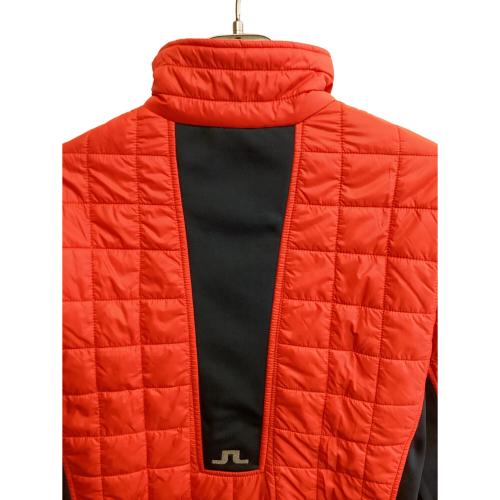 J. LINDEBERG (ジェイリンドバーグ) ナイロンジャケット ゴルフウェア(トップス) 074-56020 メンズ SIZE S ネイビー×レッド