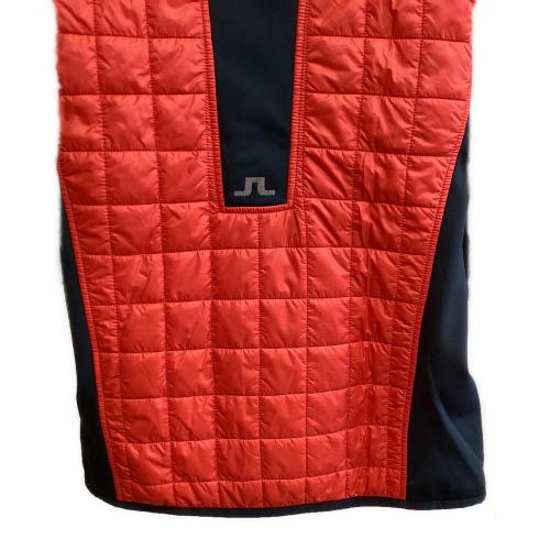 J. LINDEBERG (ジェイリンドバーグ) ナイロンジャケット ゴルフウェア(トップス) 074-56020 メンズ SIZE S ネイビー×レッド