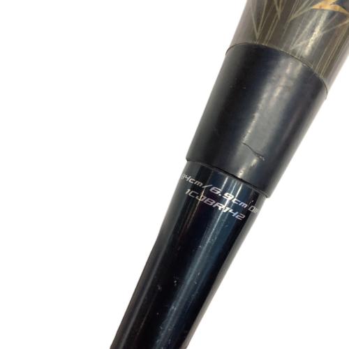 MIZUNO (ミズノ) ビヨンドマックス ギガキング02 軟式バット 1CJBR142 収納ケース付属 84cm ブラック×ゴールド