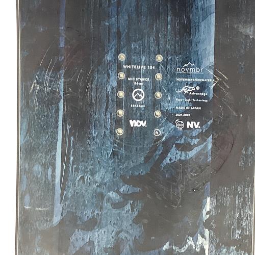 November (ノーベンバー) WHITELIVE スノーボード 154cm 21-22モデル ネイビー
