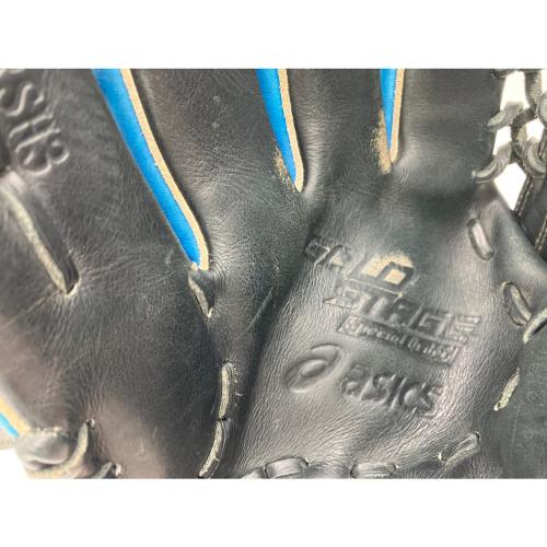 asics (アシックス) GOLDSTAGE 軟式グローブ BGRSH3 スペシャルオーダー SIZE 30cm ブルーxブラック