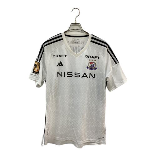 横浜F・マリノス (ヨコハマエフマリノス) 2023シーズン・アウェイ サッカーユニフォーム HT5686 優勝パッチ付 メンズ SIZE 3XL ホワイト