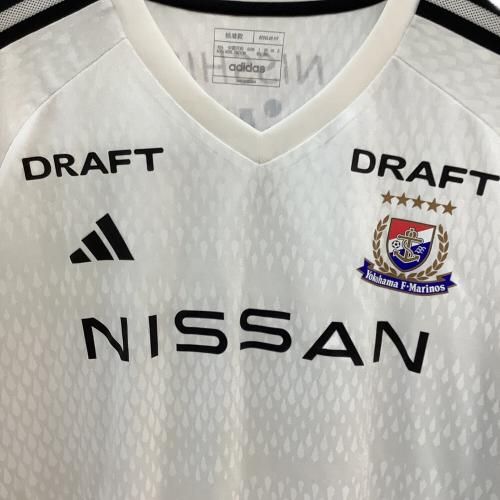 横浜F・マリノス (ヨコハマエフマリノス) 2023シーズン・アウェイ サッカーユニフォーム HT5686 優勝パッチ付 メンズ SIZE 3XL ホワイト