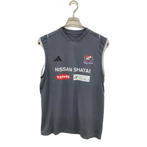 横浜F・マリノス (ヨコハマエフマリノス) ティロ23コンプリートノースリーブジャージ サッカーユニフォーム HU1294 メンズ SIZE XL グレー