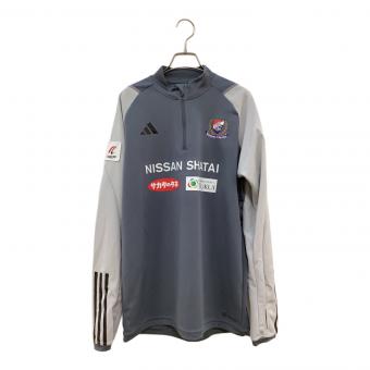 横浜F・マリノス (ヨコハマエフマリノス) サポーターグッズ XLサイズ グレー ジャージトップ ティロ23コンプレッショントレーニングトップ HU1316