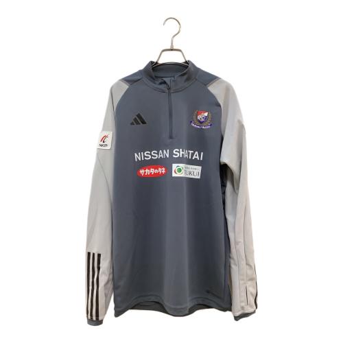 横浜F・マリノス (ヨコハマエフマリノス) サポーターグッズ XLサイズ グレー ジャージトップ ティロ23コンプレッショントレーニングトップ HU1316