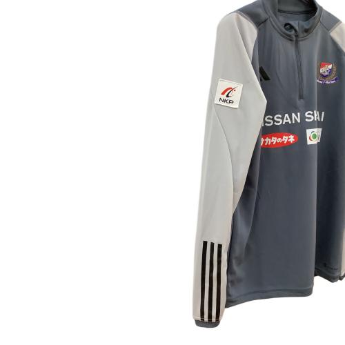 横浜F・マリノス (ヨコハマエフマリノス) サポーターグッズ XLサイズ グレー ジャージトップ ティロ23コンプレッショントレーニングトップ HU1316