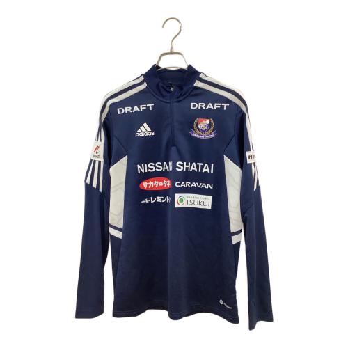 横浜F・マリノス (ヨコハマエフマリノス) サポーターグッズ Mサイズ ネイビー ジャージトップ プラクティスジャージトップ