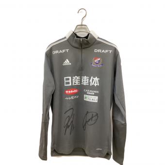 横浜F・マリノス (ヨコハマエフマリノス) サポーターグッズ SIZE XO グレー・※サイン証明無 ジャージトップ ピステトップティロ GM7355