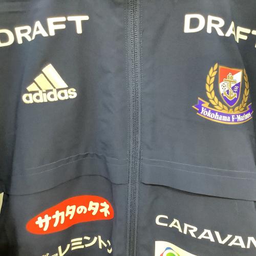 横浜F・マリノス (ヨコハマエフマリノス) サポーターグッズ XLサイズ ネイビー ジャージトップ HA6246