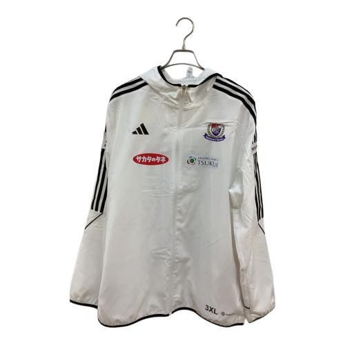 横浜F・マリノス (ヨコハマエフマリノス) サポーターグッズ ホワイト ジャージトップ ティロ23ウィンドブレーカー HZ9068