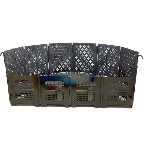 サンゾー工務店 (サンゾーコウムテン) RODAN 半月セット・スタンダードセット（バンナ） 焚火台