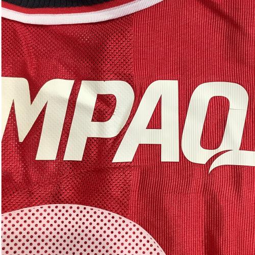 浦和レッズ (ウラワレッズ) 【9】福田正博・2001-2002シーズン・ホーム サッカーユニフォーム PXA-RE01RT メンズ SIZE L-O レッド