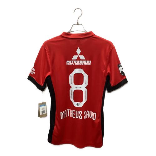 浦和レッズ (ウラワレッズ) 【8】マテウスサヴィオ・2025シーズンホーム・レプリカ サッカーユニフォーム HJ1425-611 メンズ SIZE M レッド