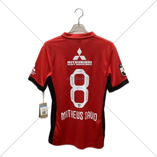 浦和レッズ (ウラワレッズ) 【8】マテウスサヴィオ・2025シーズンホーム・レプリカ サッカーユニフォーム HJ1425-611 メンズ SIZE M レッド