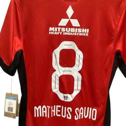 浦和レッズ (ウラワレッズ) 【8】マテウスサヴィオ・2025シーズンホーム・レプリカ サッカーユニフォーム HJ1425-611 メンズ SIZE M レッド