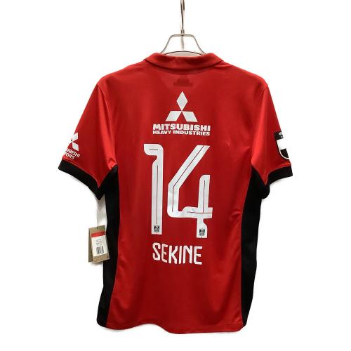 浦和レッズ (ウラワレッズ) 【14】関根 貴大・2025シーズン・ホームレプリカ サッカーユニフォーム HJ1425-611 メンズ SIZE L レッド