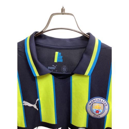マンチェスター・シティ 24-25シーズン・アウェイ サッカーユニフォーム 775086-02 ネイビーxイエロー SIZE L