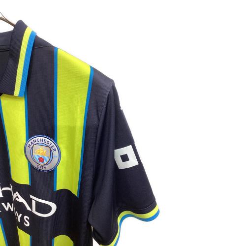 マンチェスター・シティ 24-25シーズン・アウェイ サッカーユニフォーム 775086-02 ネイビーxイエロー SIZE L