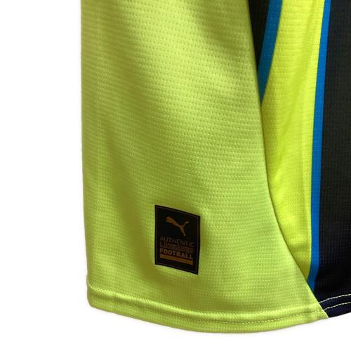 マンチェスター・シティ 24-25シーズン・アウェイ サッカーユニフォーム 775086-02 ネイビーxイエロー SIZE L