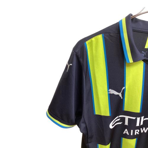 マンチェスター・シティ 24-25シーズン・アウェイ サッカーユニフォーム 775086-02 ネイビーxイエロー SIZE L