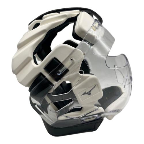 MIZUNO (ミズノ) 空手 Sサイズ ホワイトxブラック ニューメンホーⅦ・ノーコンタクト用