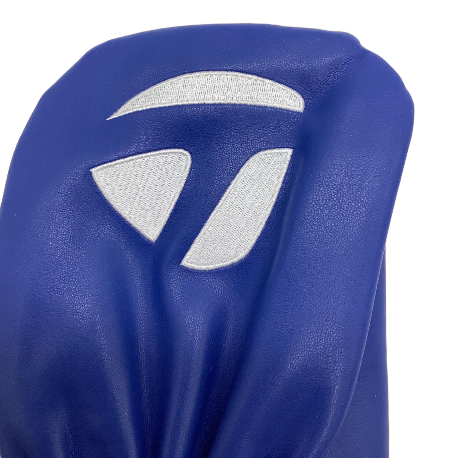 TaylorMade (テーラーメイド) ヘッドカバー ブルーxホワイト 460CC対応