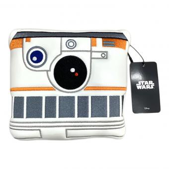 TaylorMade (テーラーメイド) ヘッドカバー ホワイト×オレンジ マレット向けパターカバー