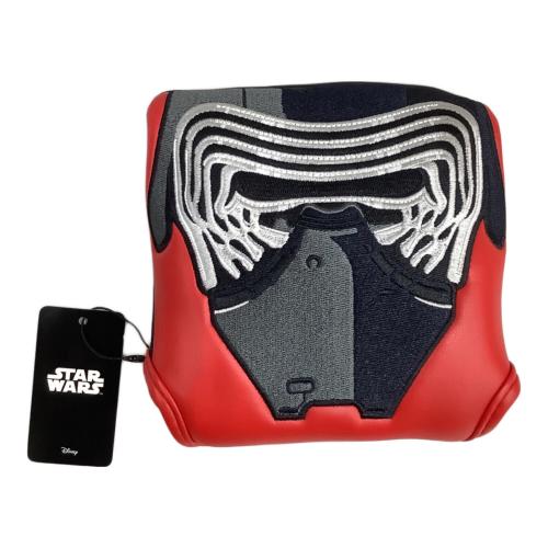 TaylorMade (テーラーメイド) ヘッドカバー ブラックxレッド マレット向けパターカバー