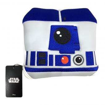 TaylorMade (テーラーメイド) ヘッドカバー ホワイト×ブルー マレット向けパターカバー