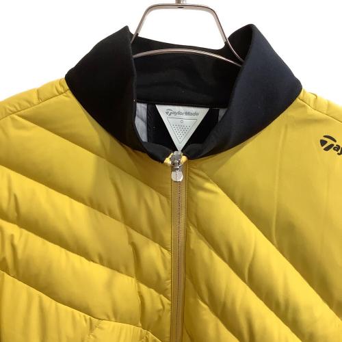 TaylorMade (テーラーメイド) ハイブリッドダウンジャケット ゴルフウェア(トップス) TA928 メンズ SIZE O イエローxブラック