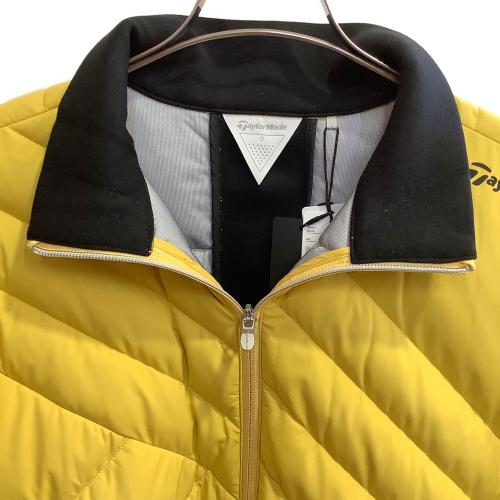 TaylorMade (テーラーメイド) ハイブリッドダウンジャケット ゴルフウェア(トップス) TA928 メンズ SIZE O イエローxブラック