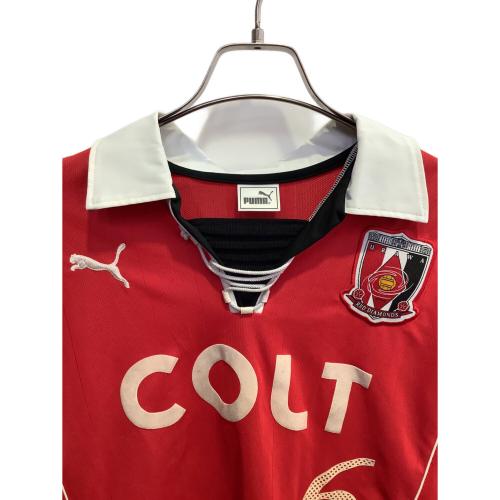 浦和レッズ (ウラワレッズ) 【6】山田暢久・2003シーズン・ホーム サッカーユニフォーム PXA03RERT SIZE M