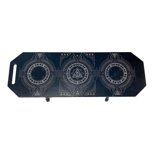 【レア】　DEVISE DECK ブラック紋章 DEVISE WORKS (デバイスワークス) アウトドアテーブル ブラック DEVISE