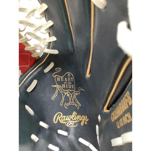 RAWLINGS (ローリングス) HOHメジャースタイル 軟式グローブ GR2HMB88FB 12.5(31.8cm) ネイビー×レッド