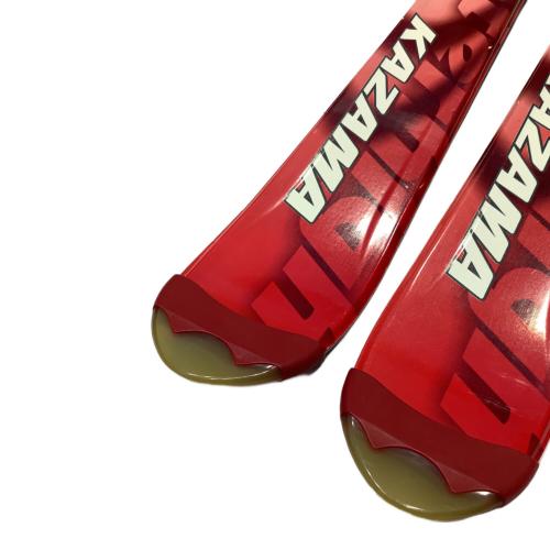 KAZAMA (カザマ) WINTERHIGH カービングスキー レッドxホワイト 150cm