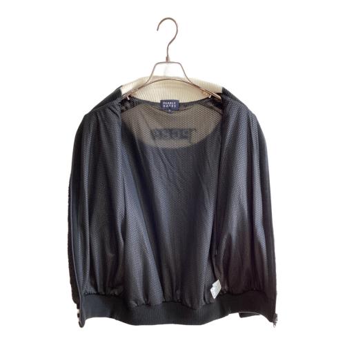 PEARLY GATES (パーリーゲイツ) ジップアップセーター ゴルフウェア(トップス) 055-9172002 レディース SIZE S ブラックxホワイト