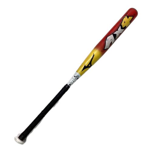 MIZUNO (ミズノ) AX4 ソフトボール用バット 2TP-51440 @ 84cm/5.7cm レッド×イエロー