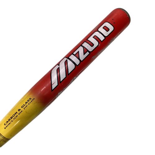 MIZUNO (ミズノ) AX4 ソフトボール用バット 2TP-51440 @ 84cm/5.7cm レッド×イエロー