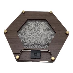 アサガラワークス コースター ブラウン 充電用ケーブル欠品 ALBM :1.5 LEDコースター