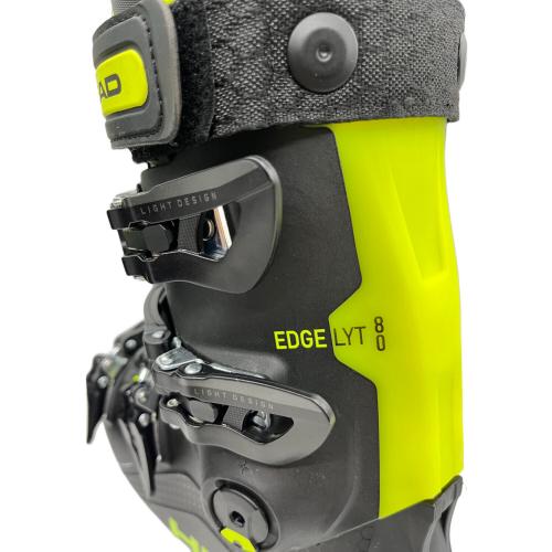 HEAD (ヘッド) EDGELYT80 スキーブーツ メンズ 26-26.5cm ブラック×イエロー