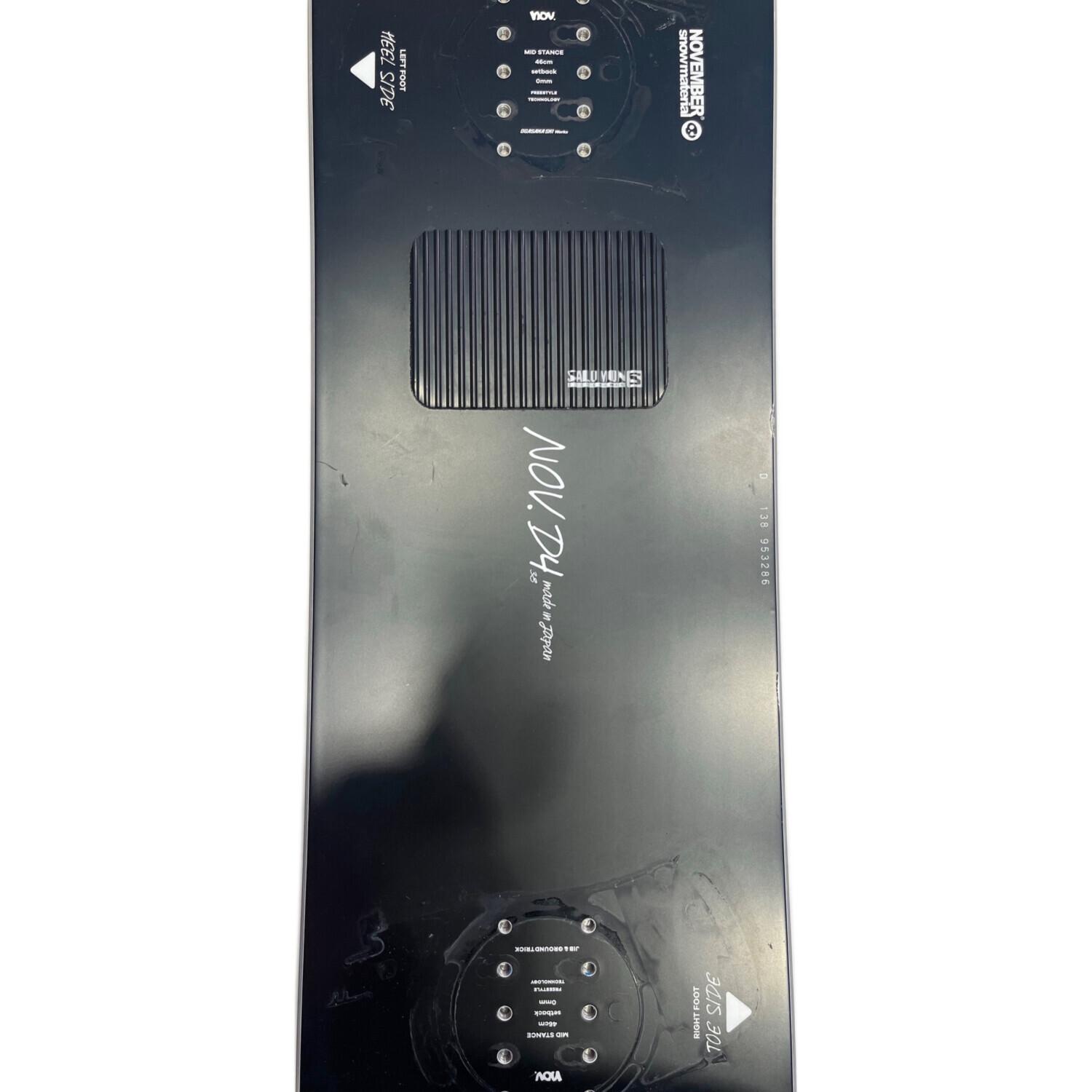 スノーボード NOVEMBER Dfour D4 salomon SHADOW 151cm SALOMON (サロモン) November D4 スノーボード 19-20 138cm ブラック