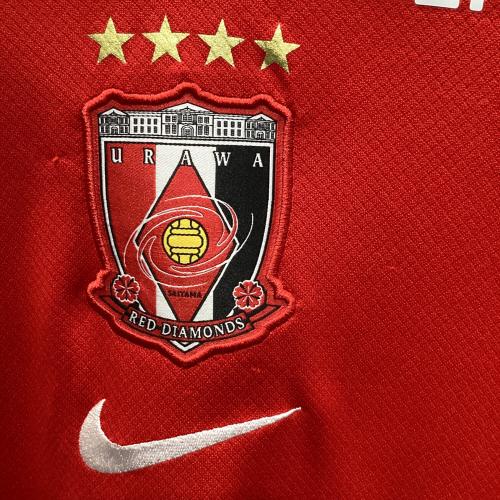 浦和レッズ (ウラワレッズ) 【20】長倉幹樹・2025シーズン・ホーム サッカーユニフォーム レッド SIZE XXL