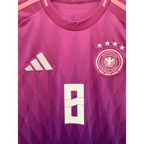 ドイツ代表 (ドイツダイヒョウ) 【8】トニ・クロース・2024シーズン・アウェイ サッカーユニフォーム IP8158 ピンクxパープル SIZE XL