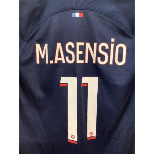 パリ・サンジェルマン 【11】マルコ・アセンシオ・23-24シーズン・ホーム サッカーユニフォーム DX2694-411 ネイビー SIZE L