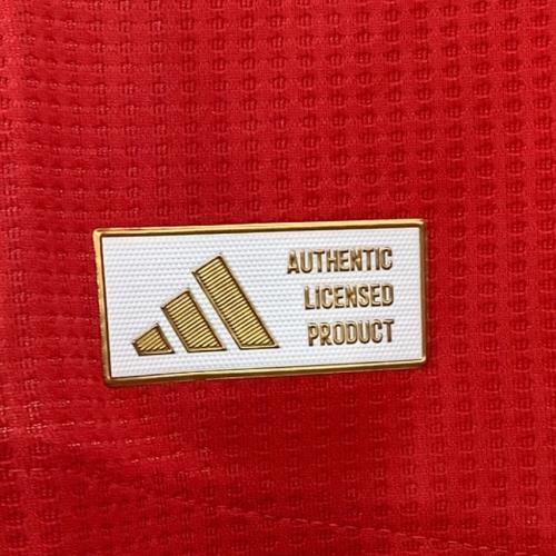 アーセナルFC 24-25シーズン・ホーム・オーセンティック サッカーユニフォーム IT6140 レッド 2XL