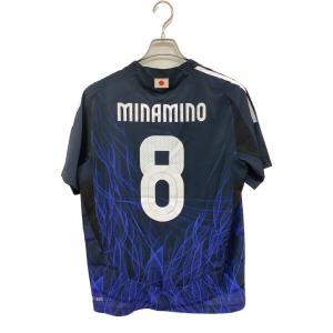 日本代表 (ニホンダイヒョウ) 【8】南野拓実・2024シーズン・ホーム・オーセンティック サッカーユニフォーム IU0957 ネイビー SIZE 2XL